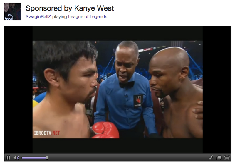 Illustration for article titled Twitch Users Try Bootlegging Mayweather-Pacquiao Fight, Get Banned